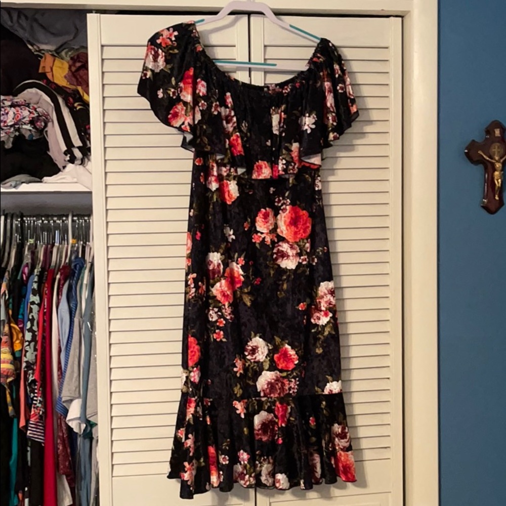Lularoe Cici Floral Dress